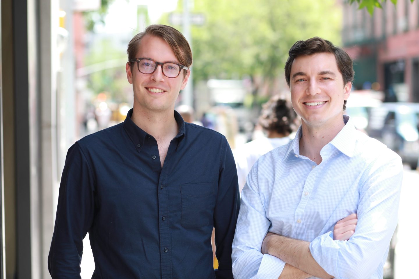 Oden Technologies cofounders Willem Sundblad, left, and Peter Brand.