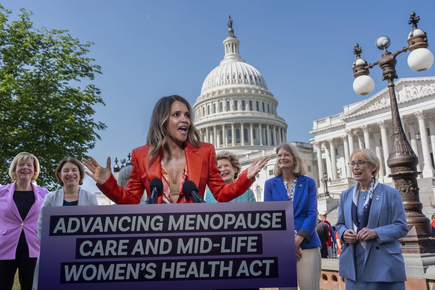 Actor Halle Berry is pushing for legislation to fund menopause research and education: ‘The shame has to be taken out of menopause’