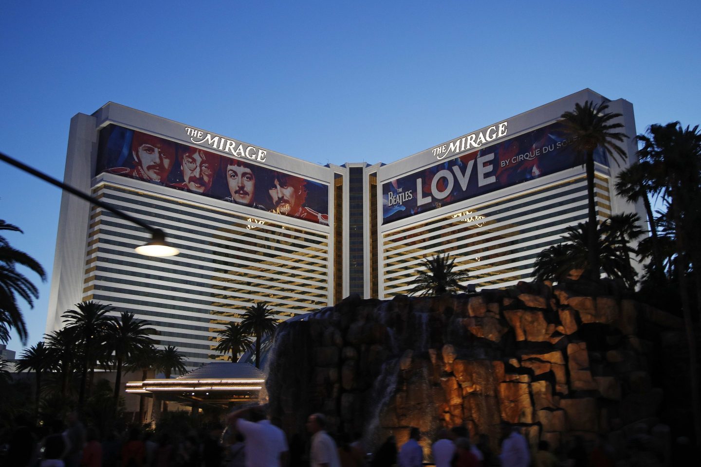 The Mirage hotel in Las Vegas