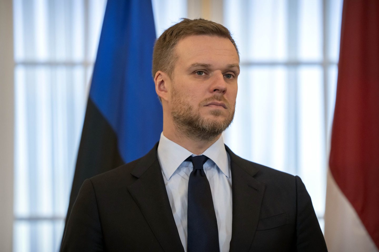 Lithuania's Foreign Minister Gabrielius Landsbergis attends a meeting at the State Department, March 25, 2024, in Washington. 'The Firm' emerged in the scramble to help Lithuania during a spat with China over Taiwan two years ago.