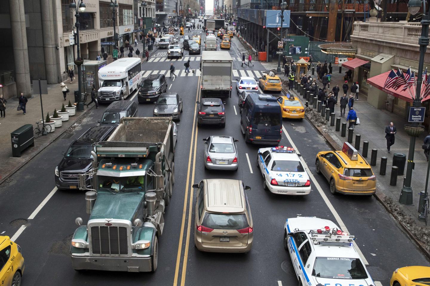 Truckers really don’t want to pay $24-36 to drive into Manhattan so they’re suing to block New York’s first-in-the-nation congestion fee