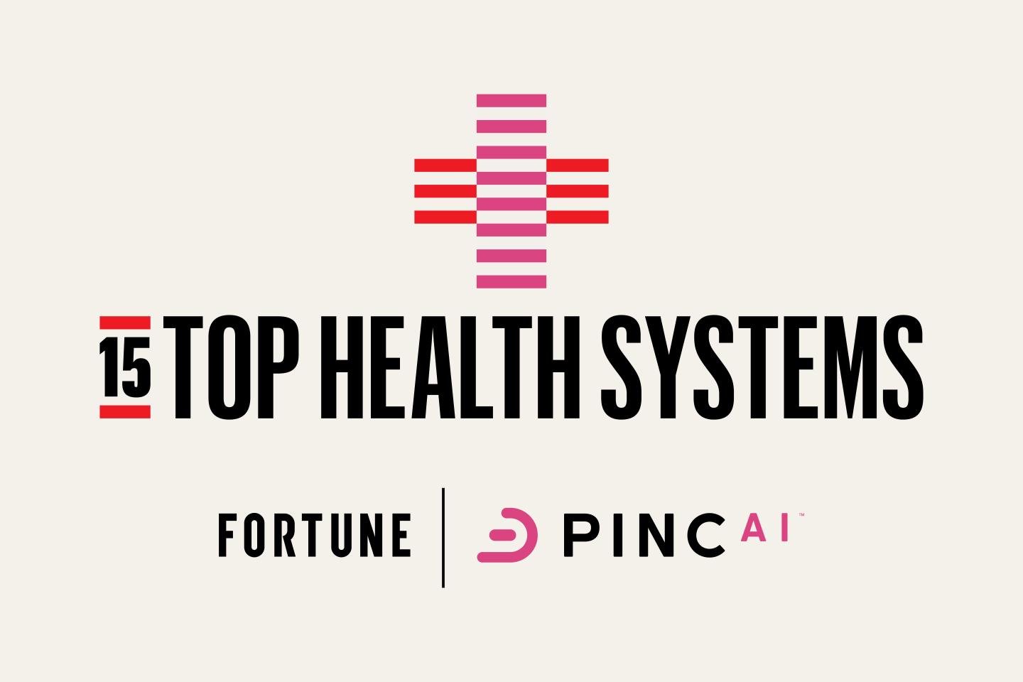 Fortune PINC AI 15 Top Health Systems logo