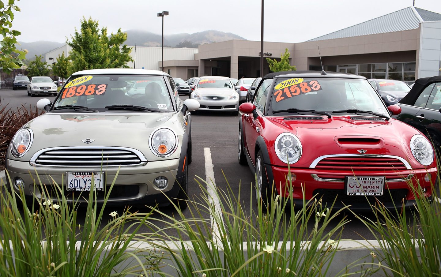 Used car sales are hitting record levels.