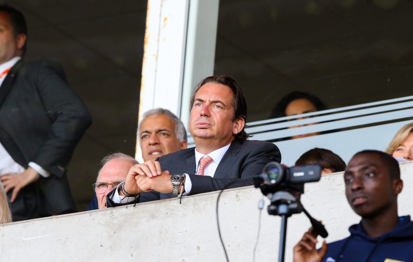Blackpool's owner Simon Sadler watches on during the Sky Bet League One match between Blackpool and Oxford United at Bloomfield Road on August 17, 2019 in Blackpool, England.