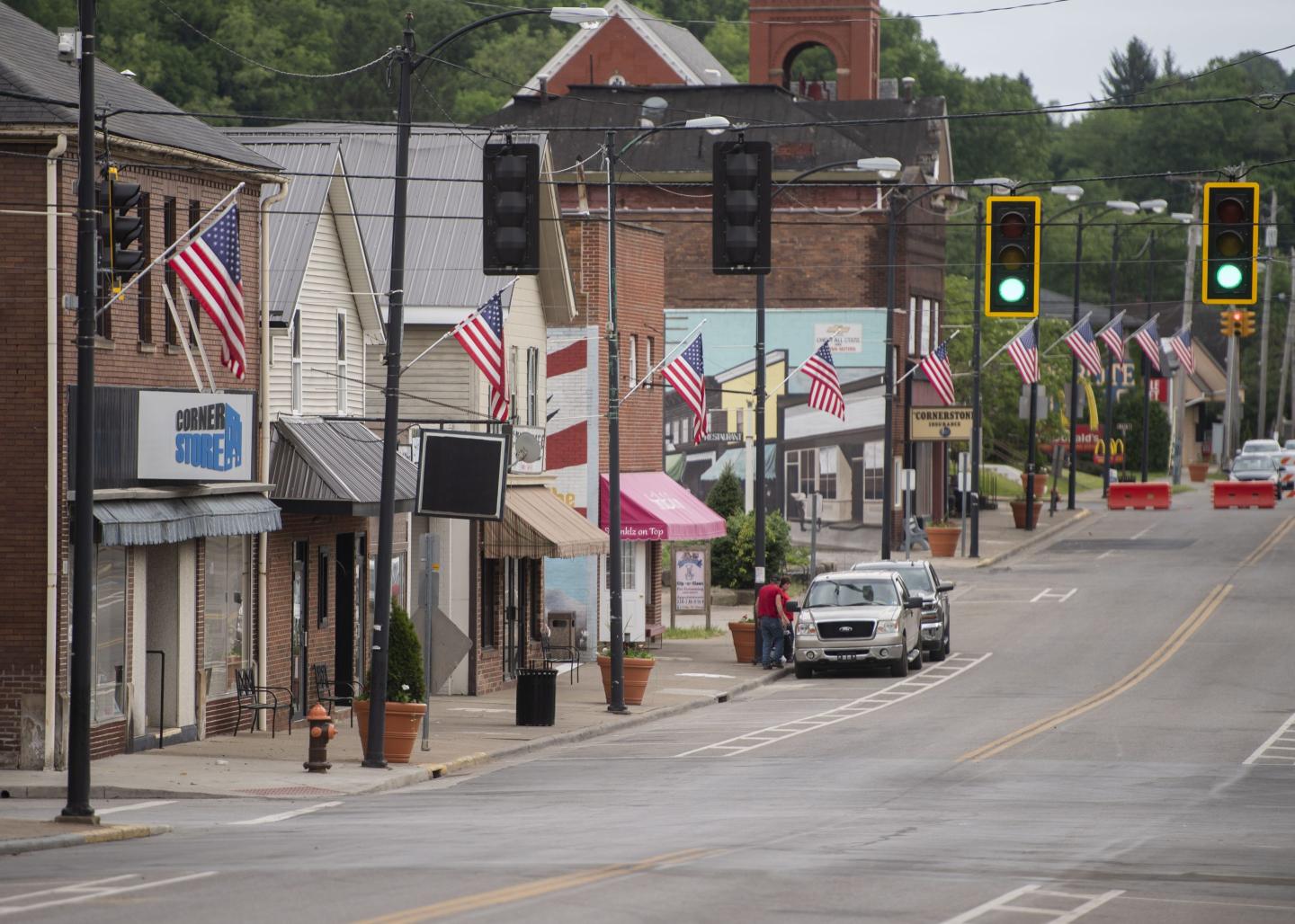 North Market Street in East Palestine