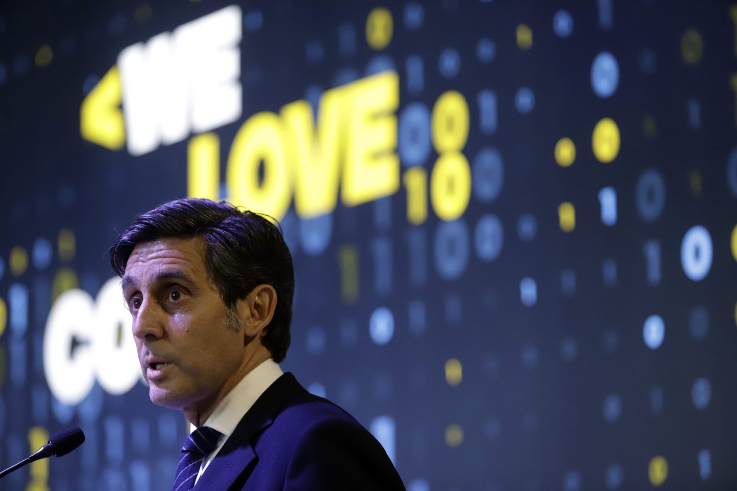 Chairman of Telefonica, Jose Maria Alvarez-Pallete