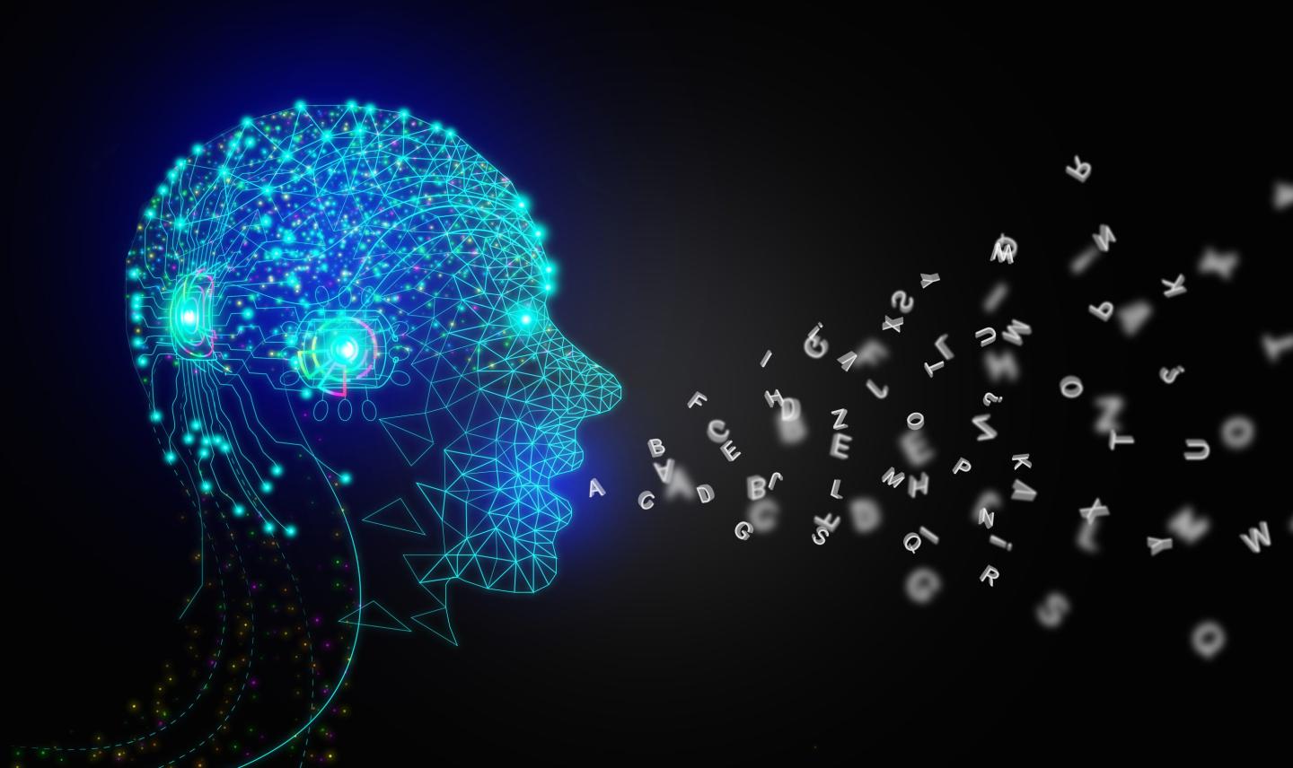 AI speaks letters