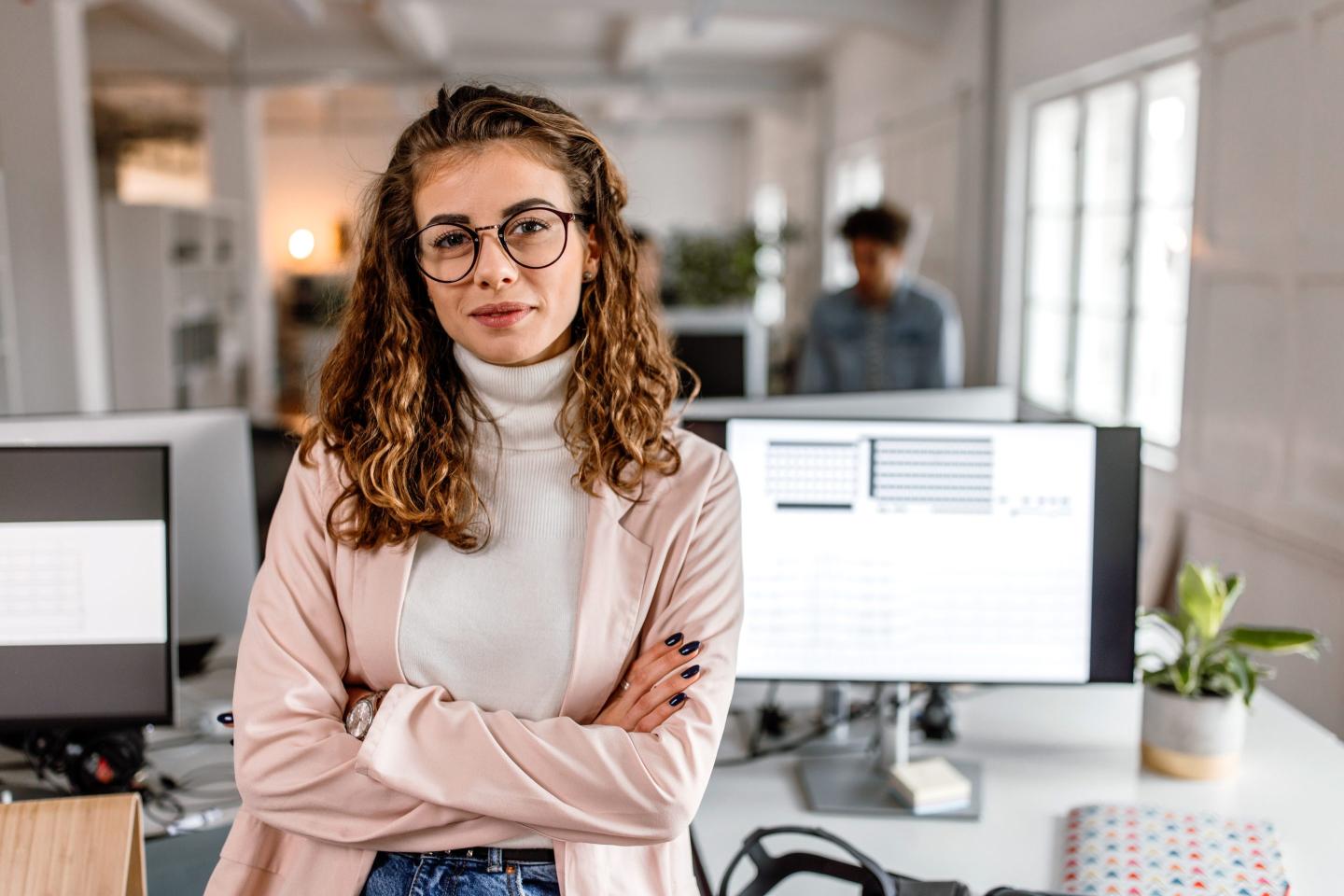 Portrait of a millennial business woman