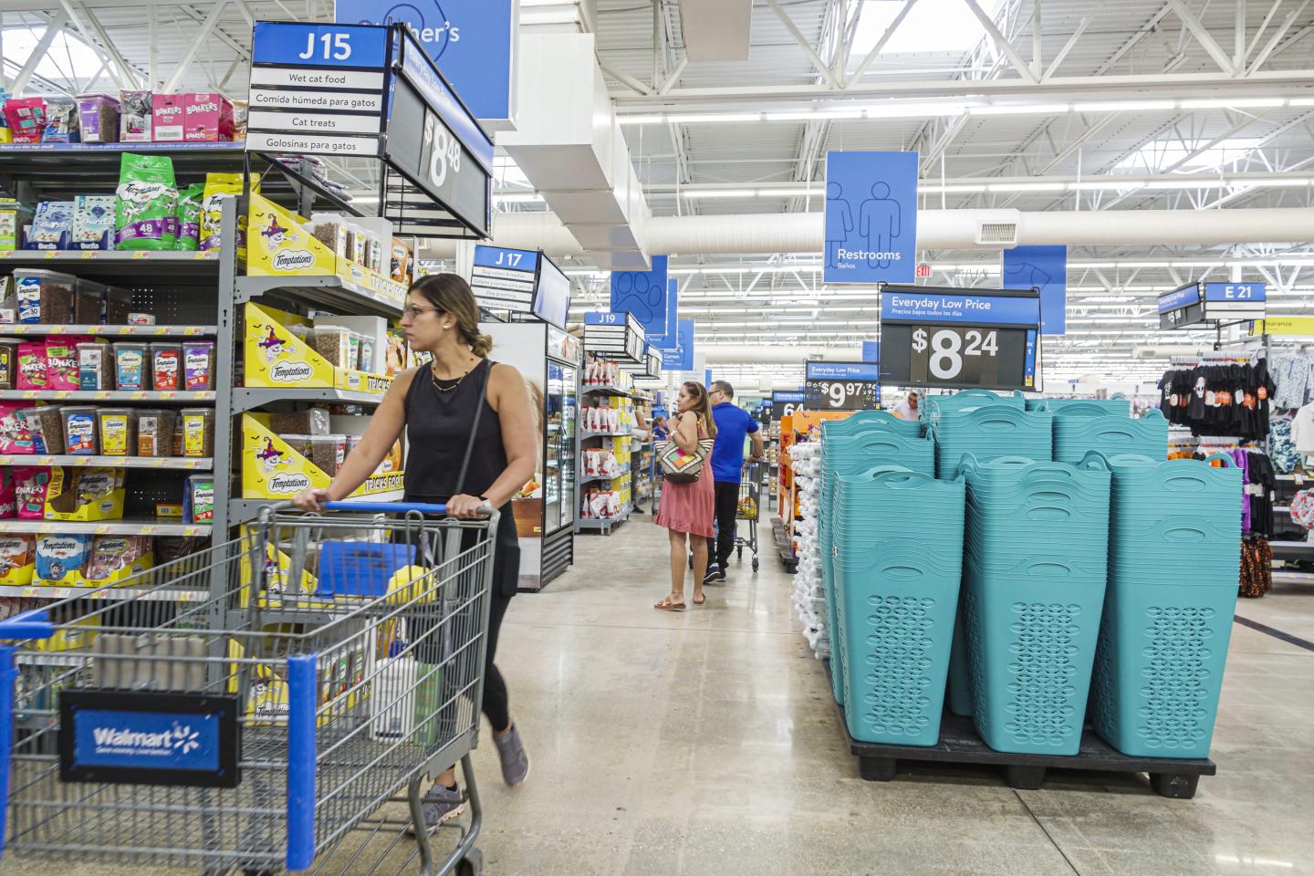 At a Walmart Supercenter in Hialeah Gardens, Florida.