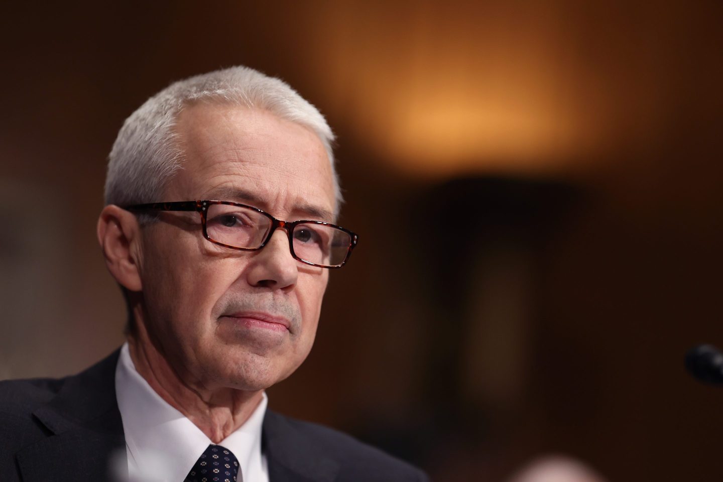 Joaquin Duato, CEO of Johnson & Johnson, testifies before the Senate Health, Education, Labor, and Pensions Committee, Feb. 8, 2024, in Washington, D.C.