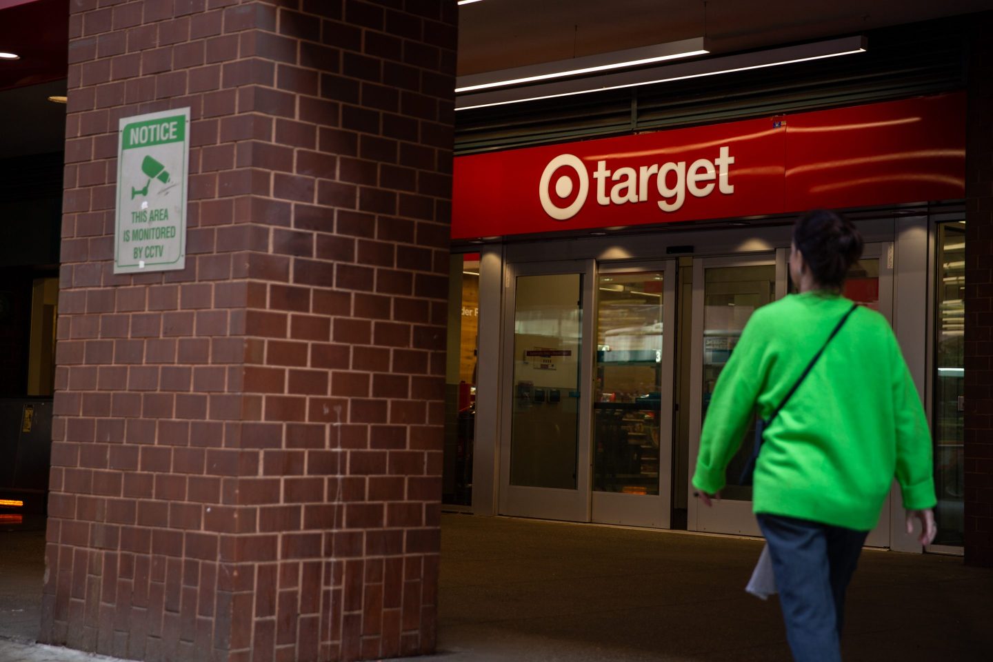 A Target store in New York, US, on Monday, March 4, 2024. Target Corp. is scheduled to release earnings figures on March 5. Photographer: Shelby Knowles/Bloomberg via Getty Images