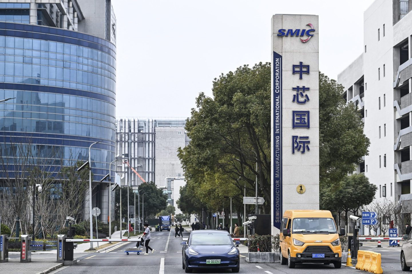 A general view of Semiconductor Manufacturing International Corporation (SMIC) facilities in Shanghai. China's Big Fund has supported companies like SMIC to boost its growth.