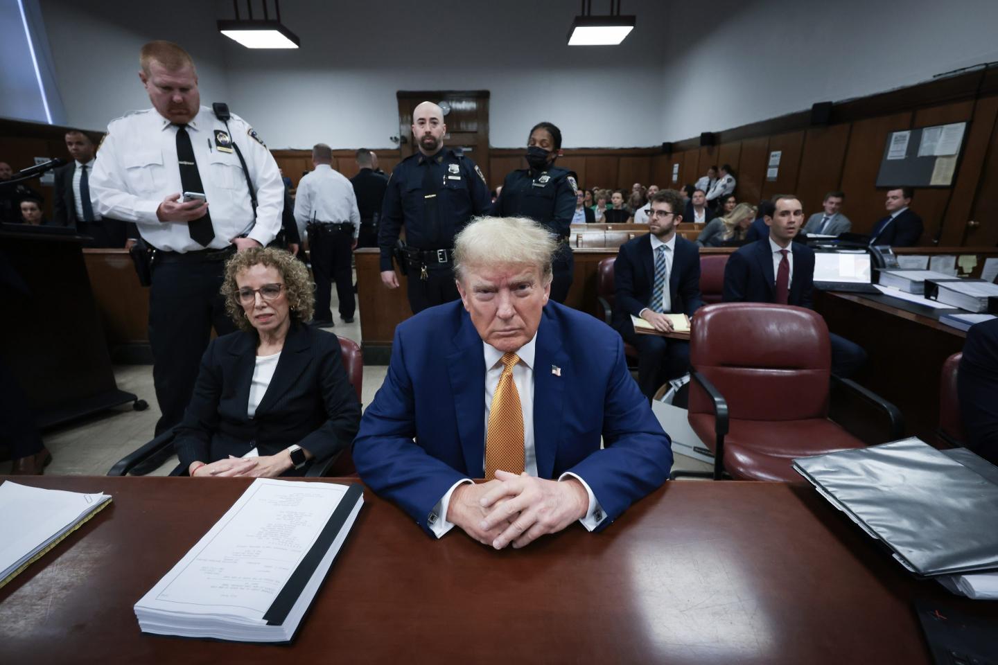 Donald Trump has been threatened with jail time. 