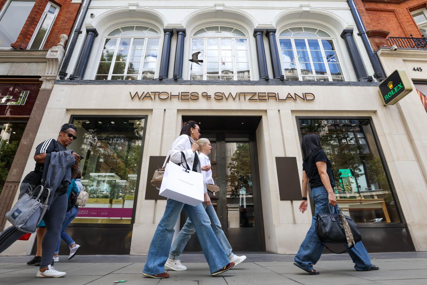 A Watches of Switzerland Group Plc store in London, UK.