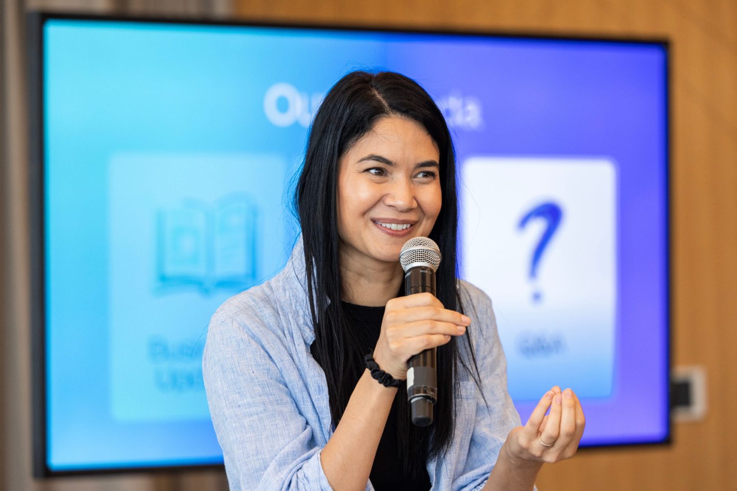 Canva cofounder Melanie Perkins shared her vision for the next phase of the visual communications business in Los Angeles.