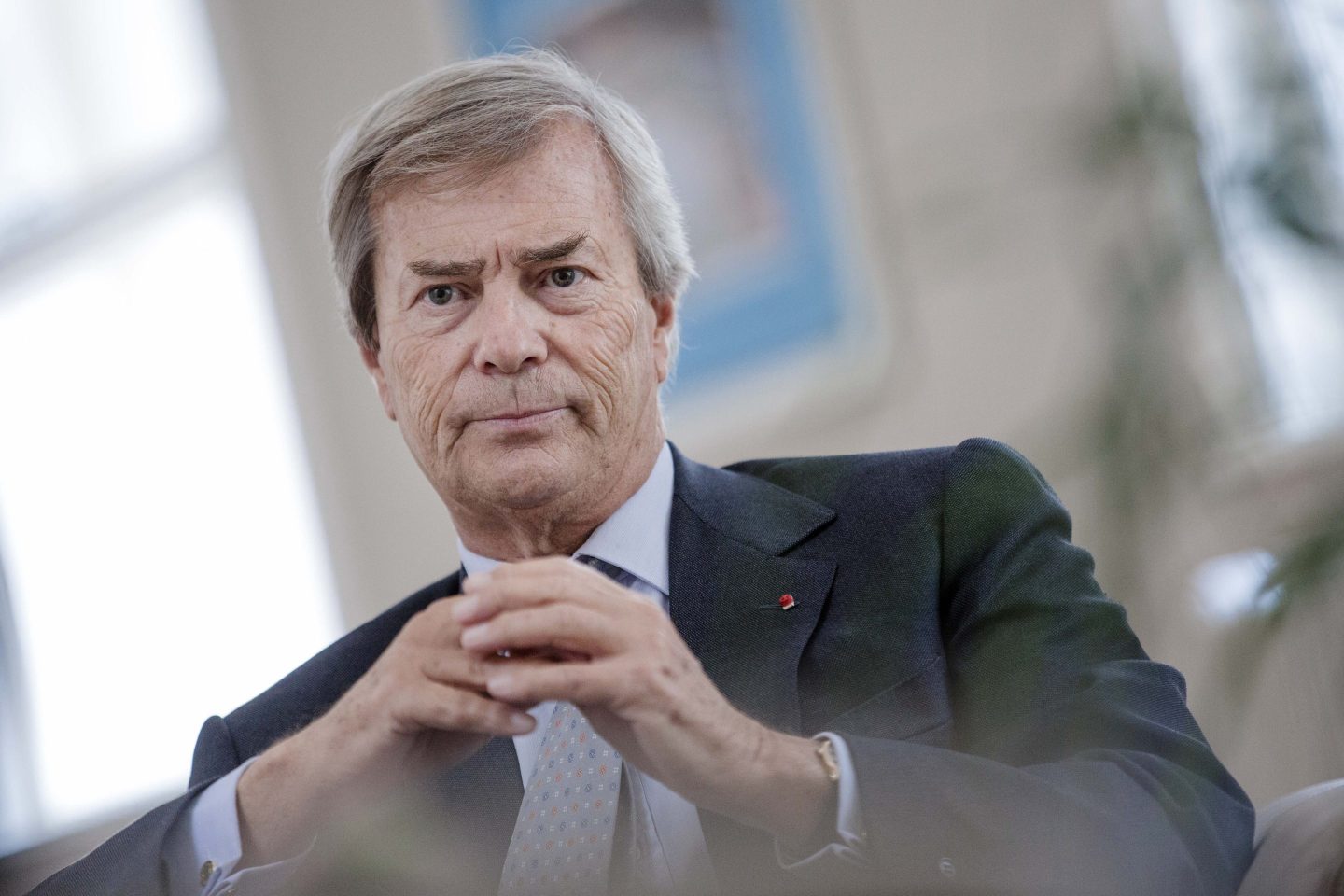 Vincent Bollore, billionaire and chairman of the Bollore Group