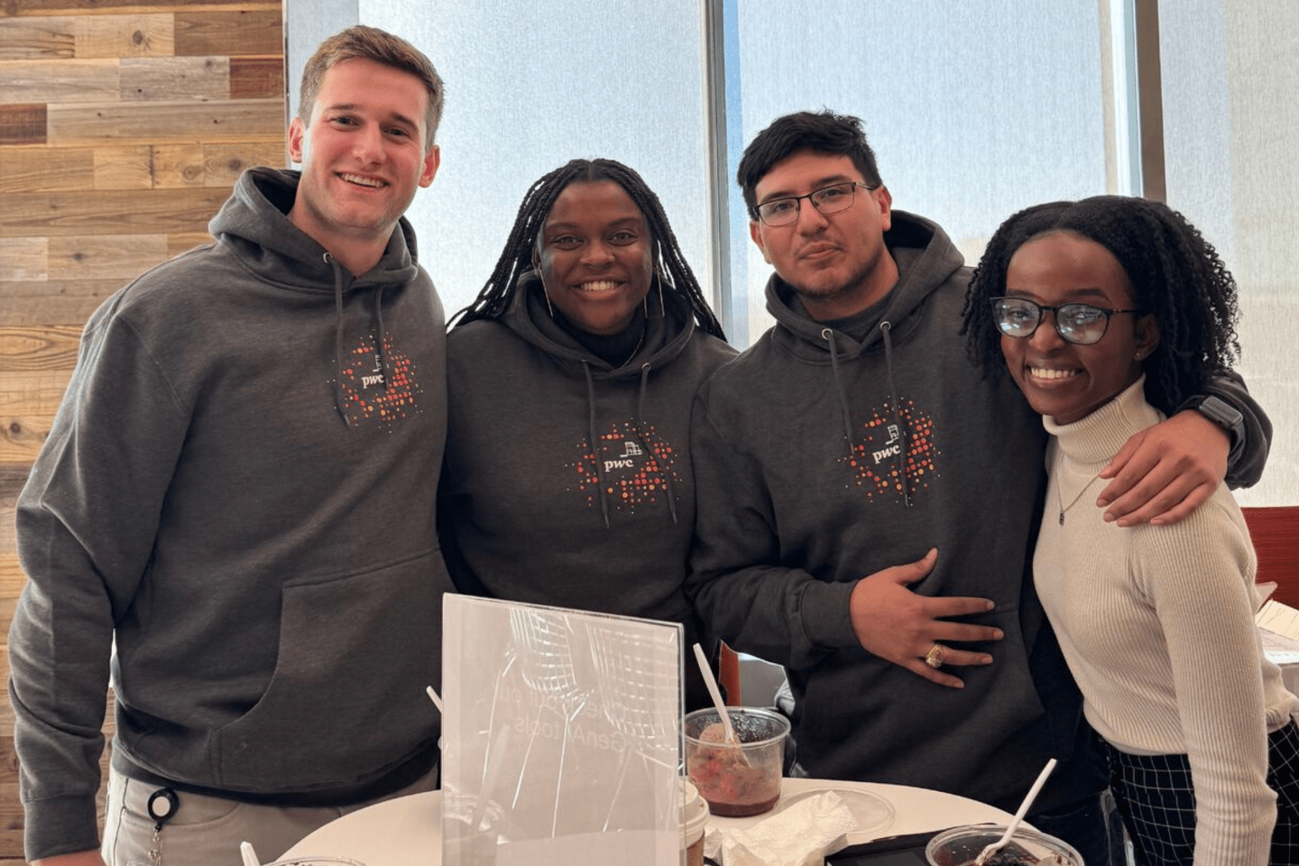 PwC employees at the Leaders in Action speaker series earlier this year.