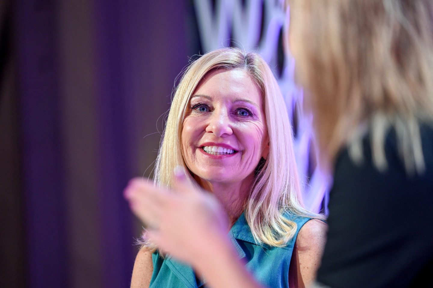 CVS CEO Karen Lynch talks with Fortune editor in chief Alyson Shontell at Fortune's 2023 MPW Summit in California on Oct. 9, 2023.