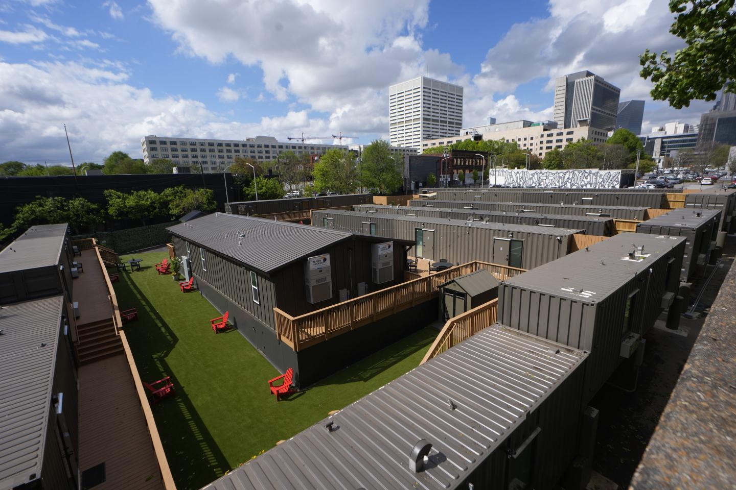 U.S. cities are using shipping containers to build gated micro-communities like Atlanta’s ‘The Melody’ for homeless people