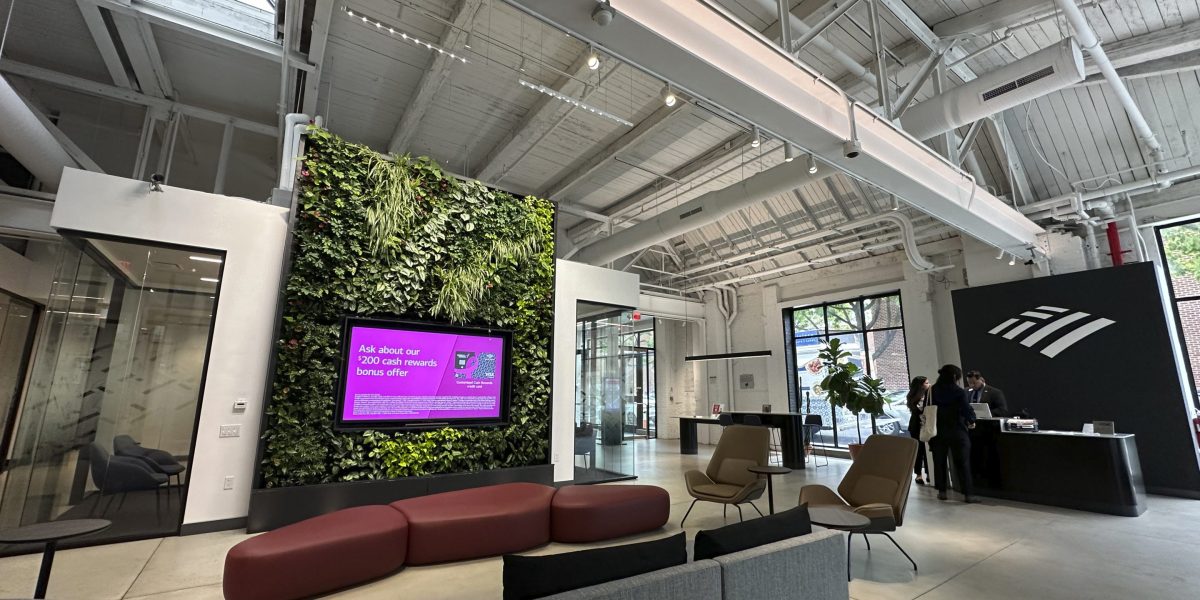 Banks are redesigning branches to remind you of anything but banks