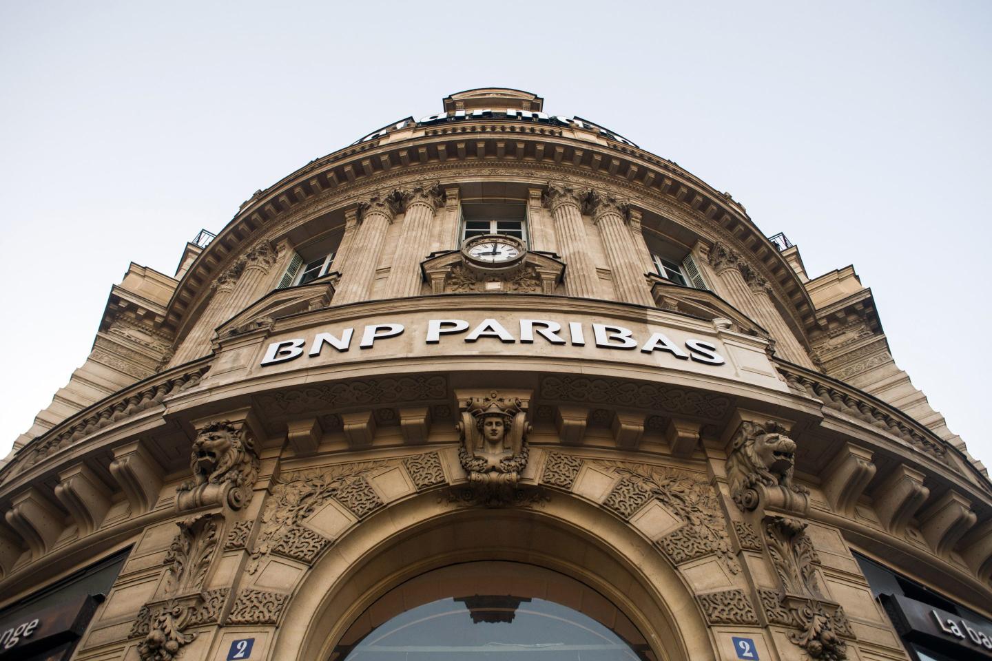 A BNP Paribas bank branch.