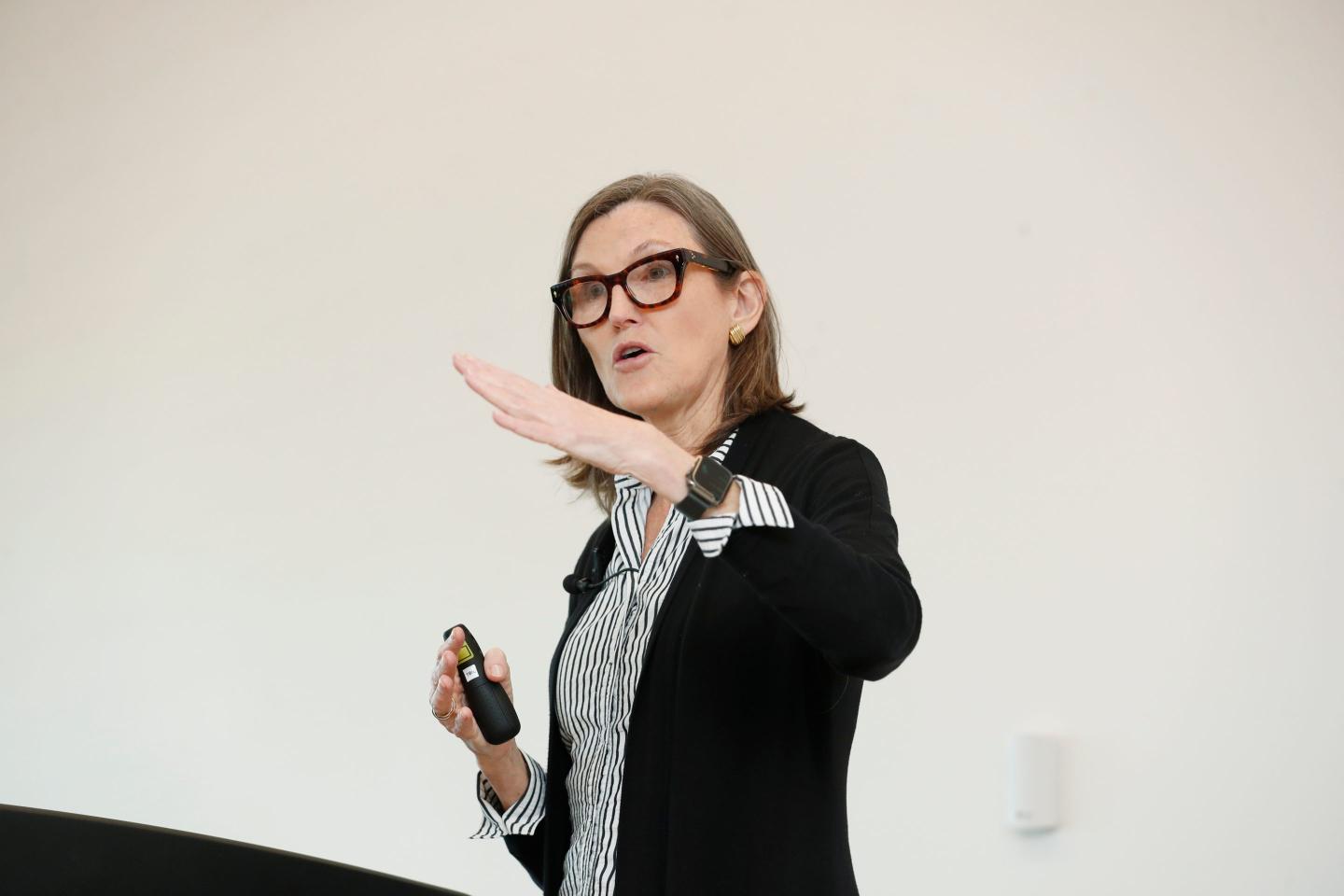 Cathie Wood’s ARK Invest predicts Tesla stock will surge 1,350% over the next five years. Elon Musk says it’s an ‘extremely challenging, but achievable’ target