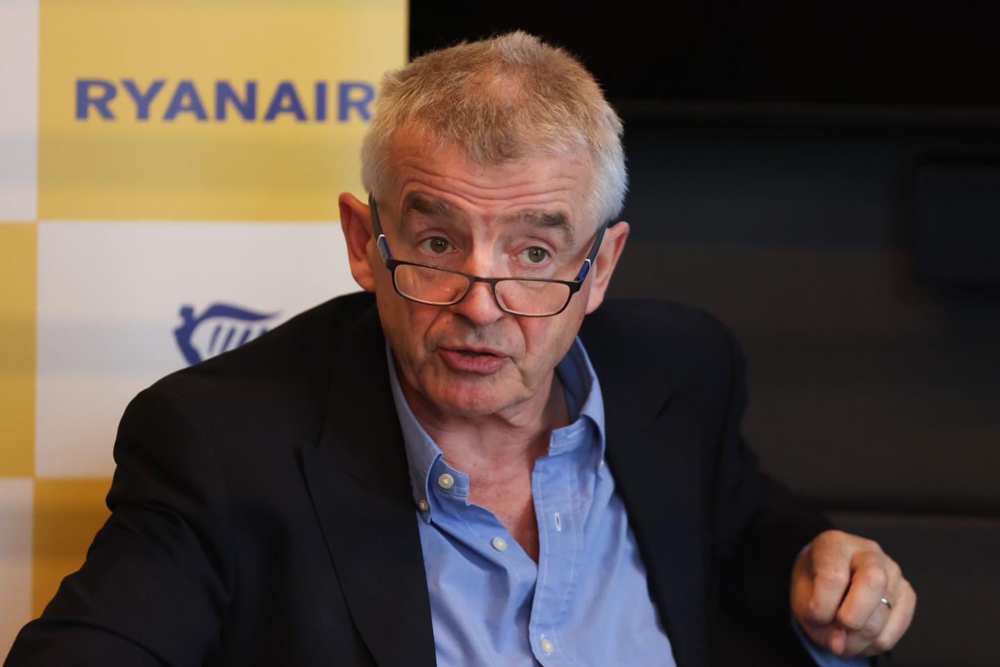 Michael O'Leary, chief executive officer of Ryanair Holdings Plc, during a news conference in London, UK.