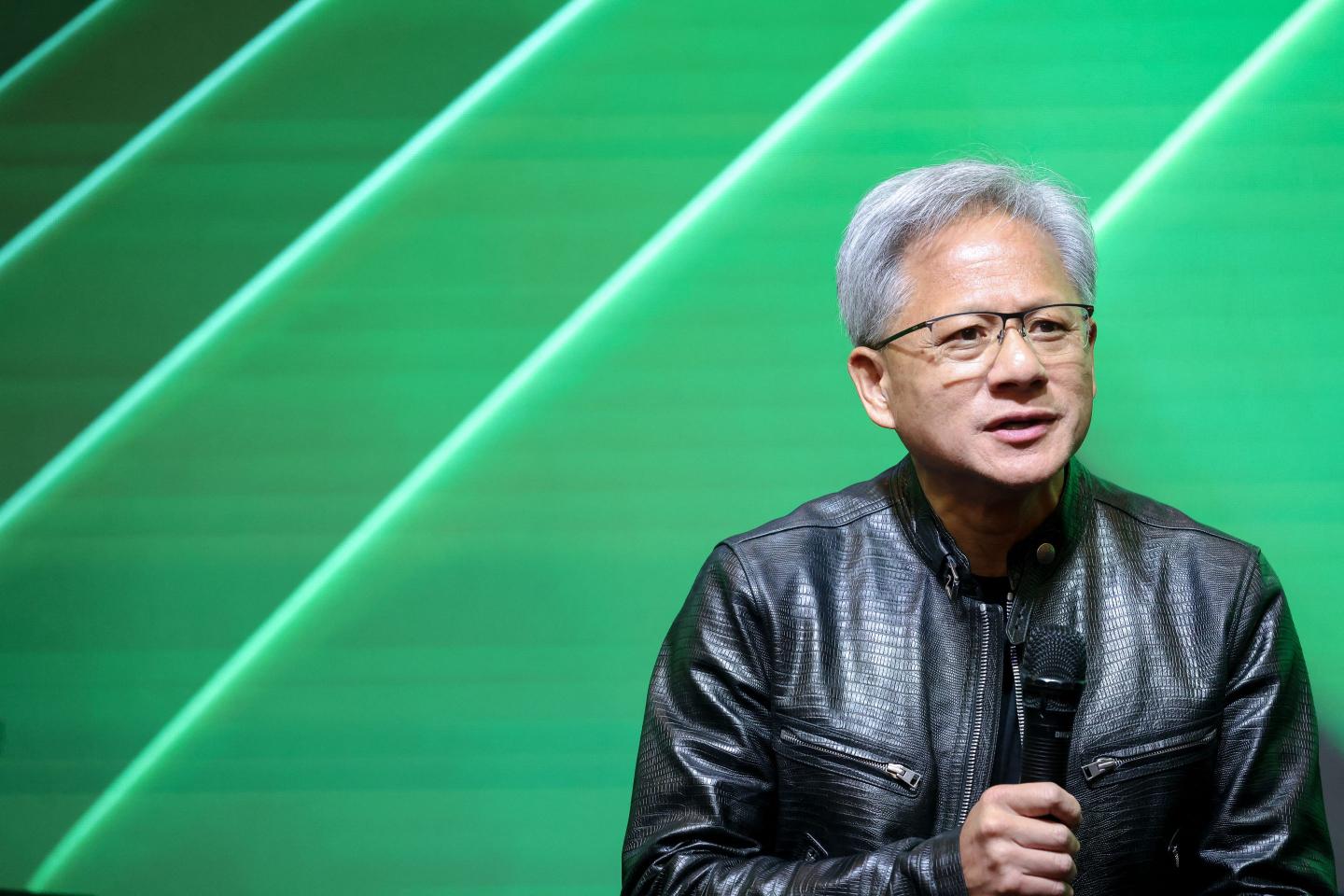 Nvidia CEO Jensen Huang speaks
