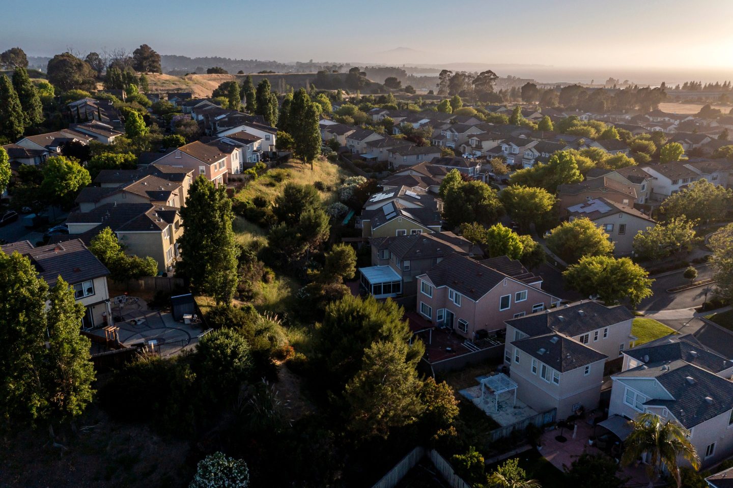 Residential homes in Hercules, Calif., on June 6, 2024.