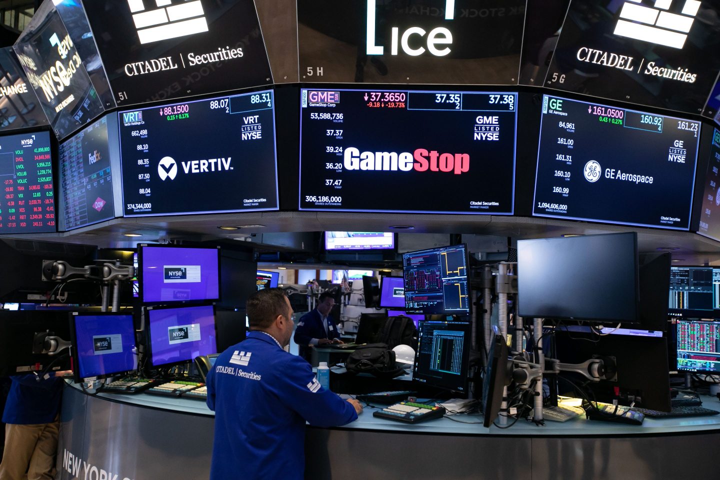 GameStop shares are the talk of Wall Street.