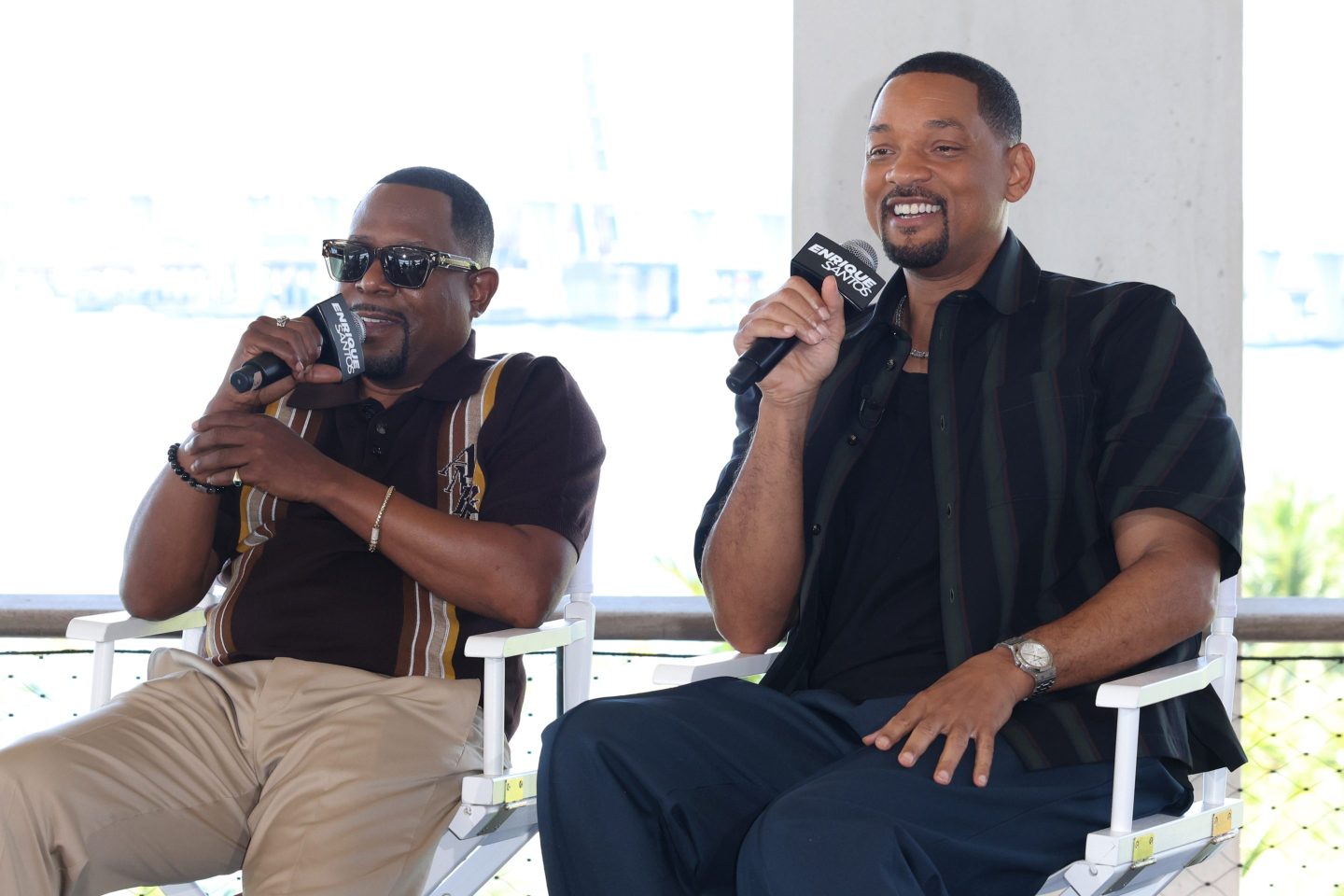 Martin Lawrence and Will Smith attend the "Bad Boys: Ride or Die" Miami Release Day Celebration