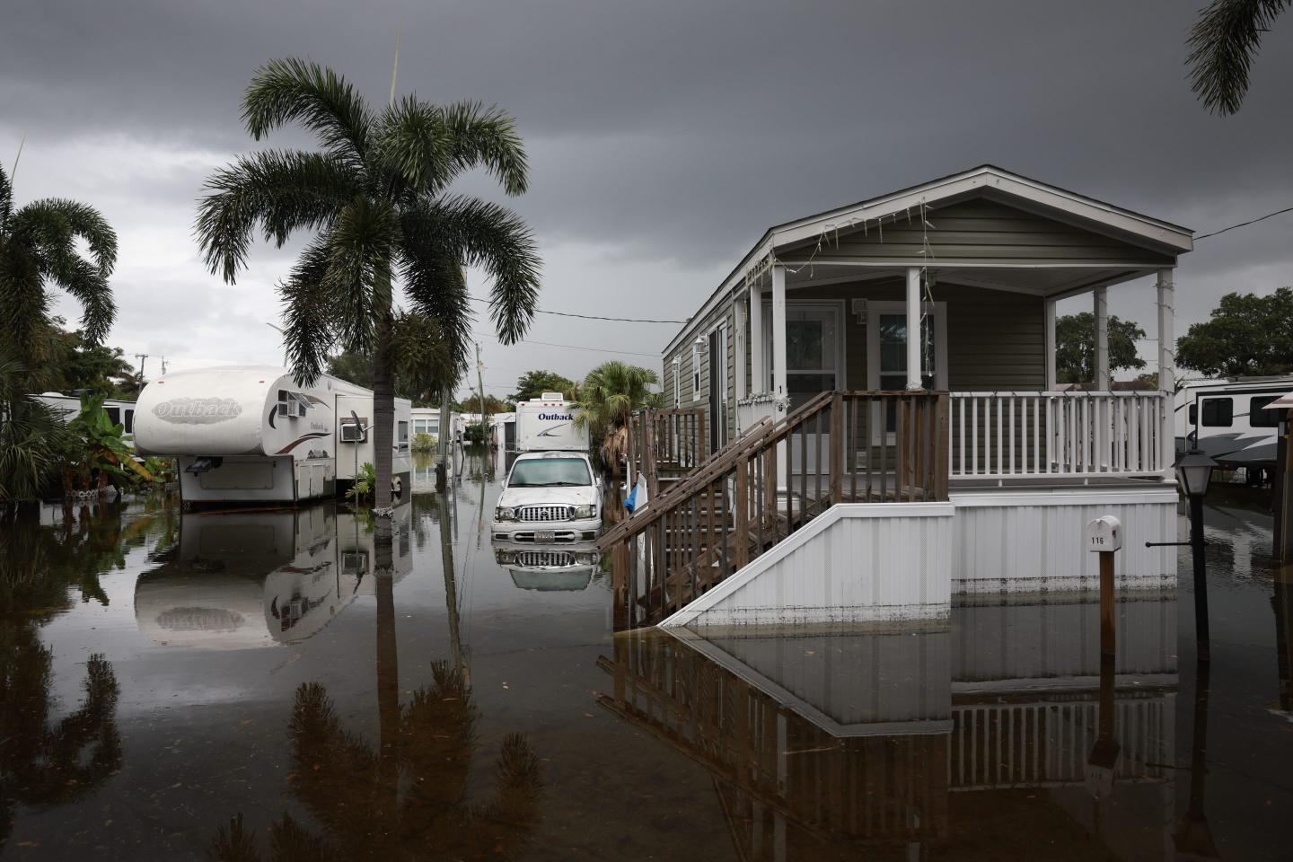 Flooding in Hallandale Beach, Fla.