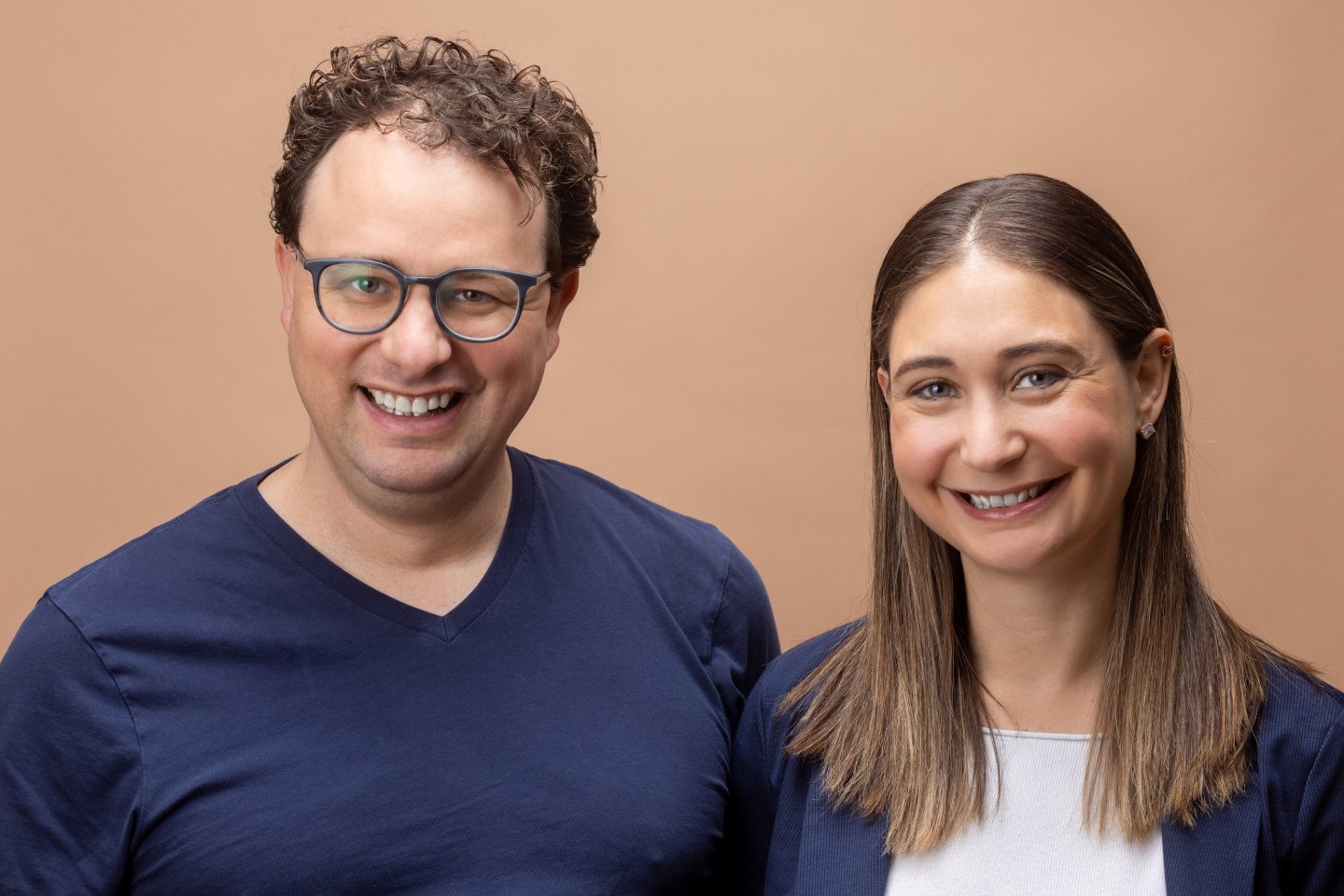 Anthropic cofounders Dario, left, and Daniela Amodei.