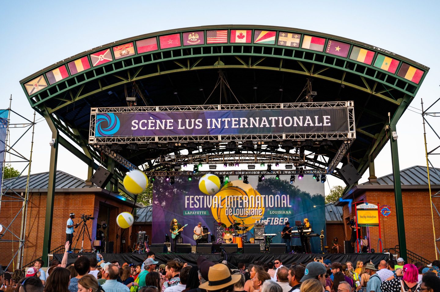 Residents enjoy the Festival International de Louisiane.