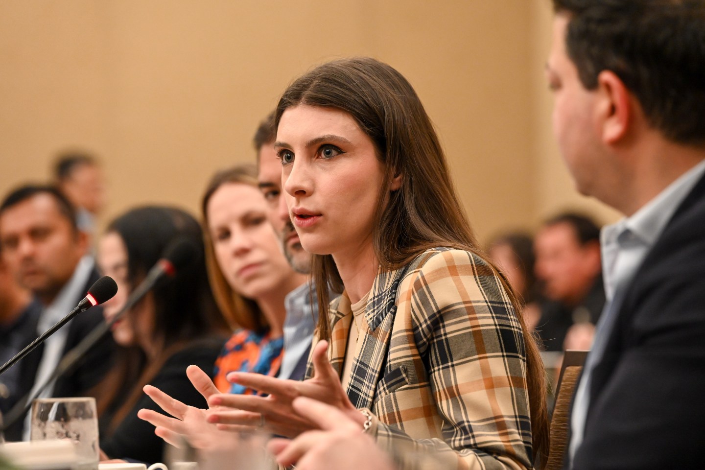Mary D’Onofrio, partner, Bessemer Venture Partners, speaking at Fortune Brainstorm Tech 2024.