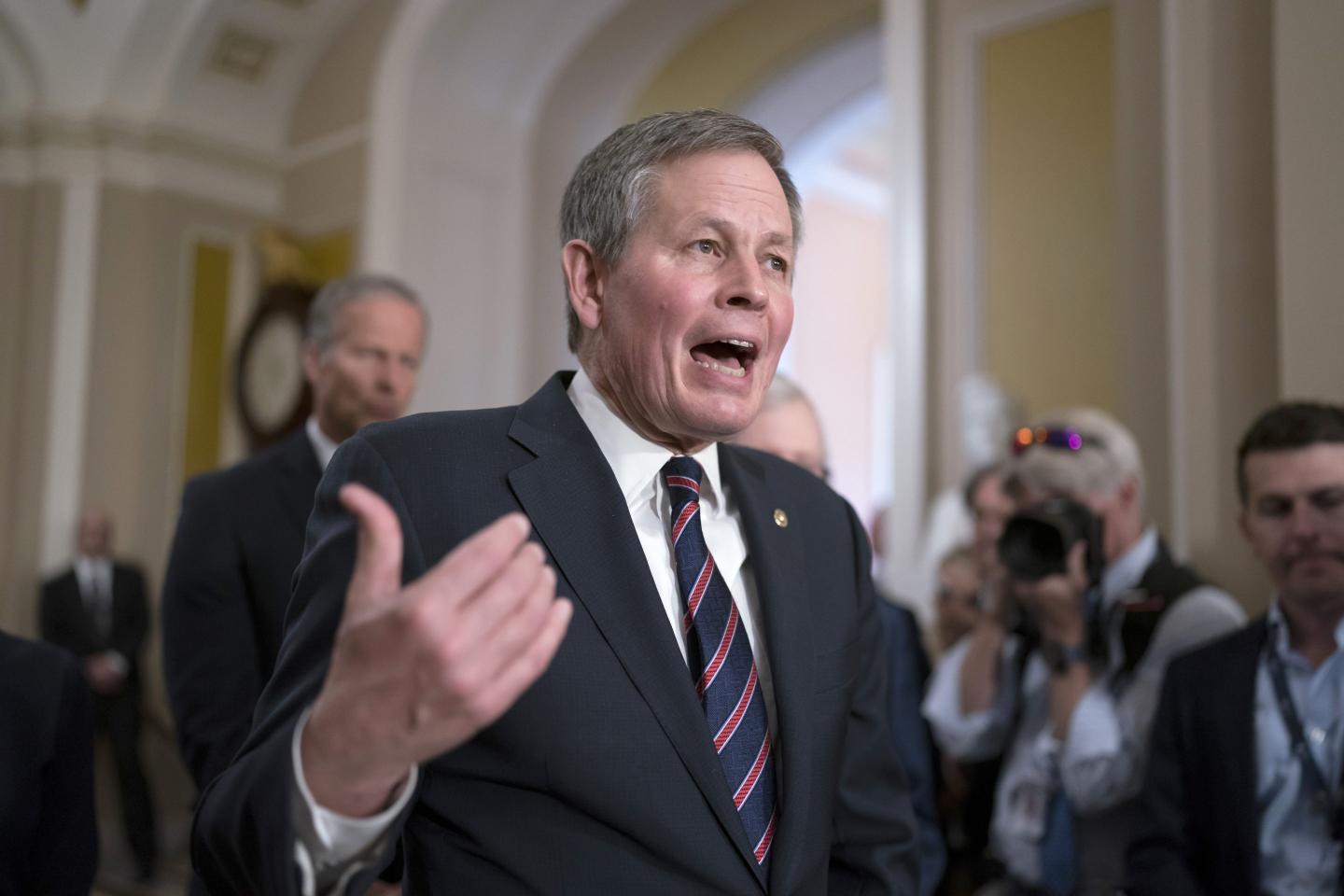 A GOP senator from Montana is holding up Washington Commanders’ stadium fixes until team revives its old, racist logo