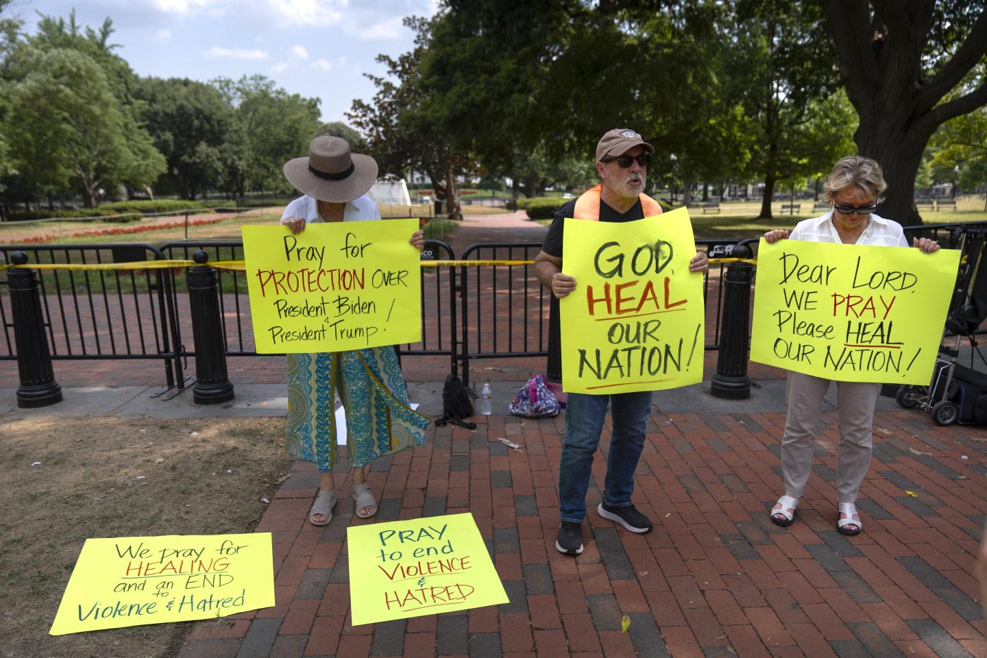 ’Tone it down!’: Civic leaders, pastors and elected officials call for a calming of toxic political climate after Donald Trump shooting