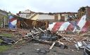 Tornado in New York topples a bomber jet, rips off roofs and turns buildings into rubble