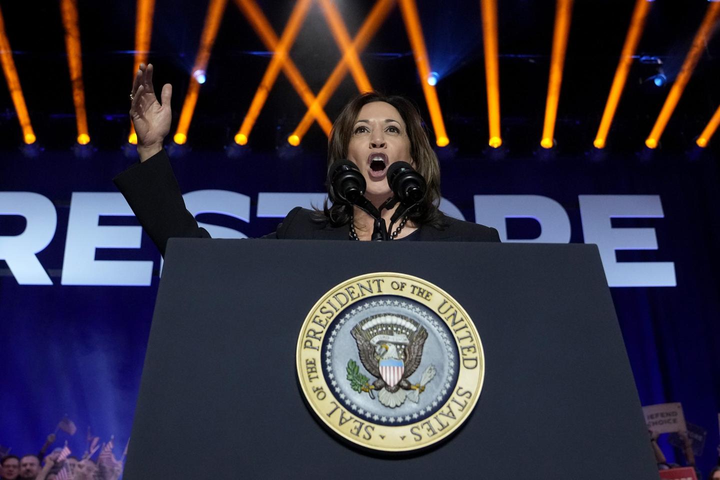 Sen. Joe Manchin is considering reregistering as a Democrat to challenge Harris