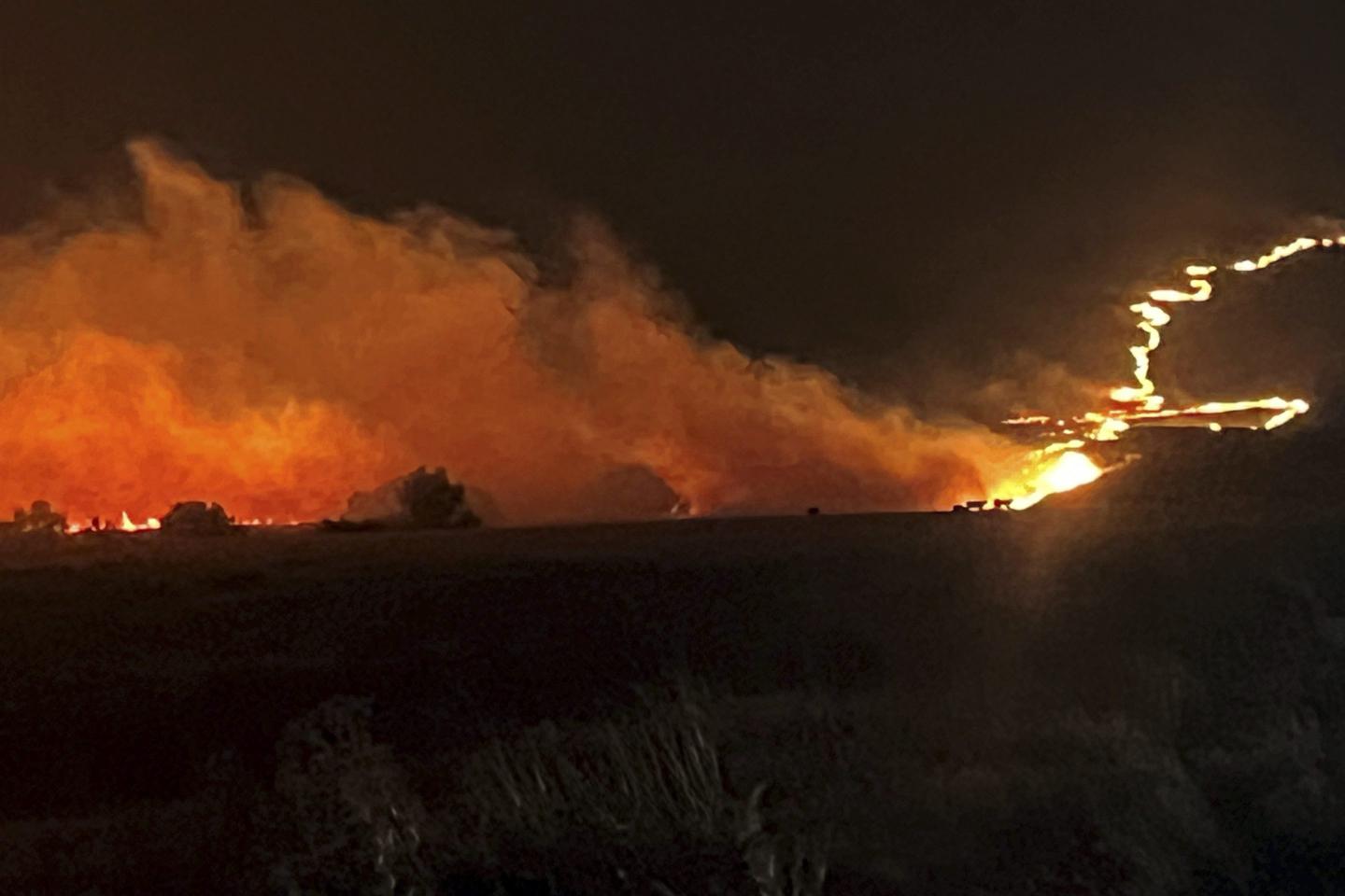 Over 60 large wildfires are burning in Oregon and Washington as hundreds of lightning strikes from thunderstorms slam the region