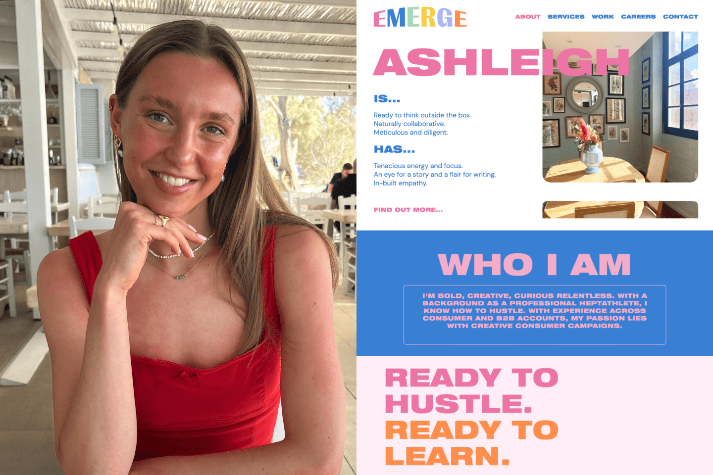 Ashleigh Spiliopoulou found her dream employer on Instagram and cold emailed the boss—she’s been working there for a year since.