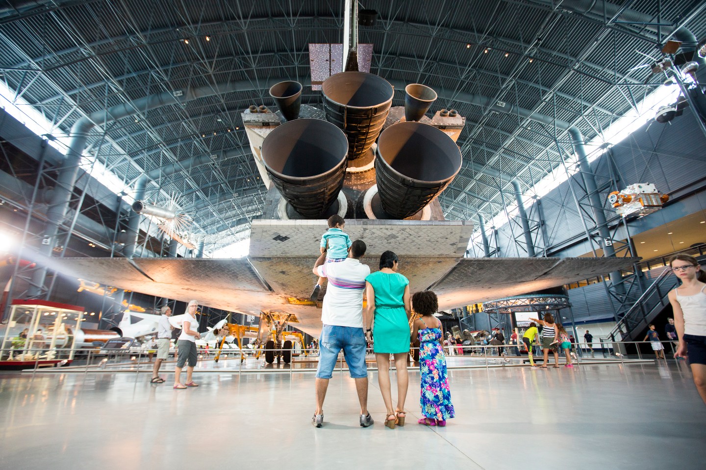 The Udvar-Hazy Center displays thousands of aviation and space artifacts.