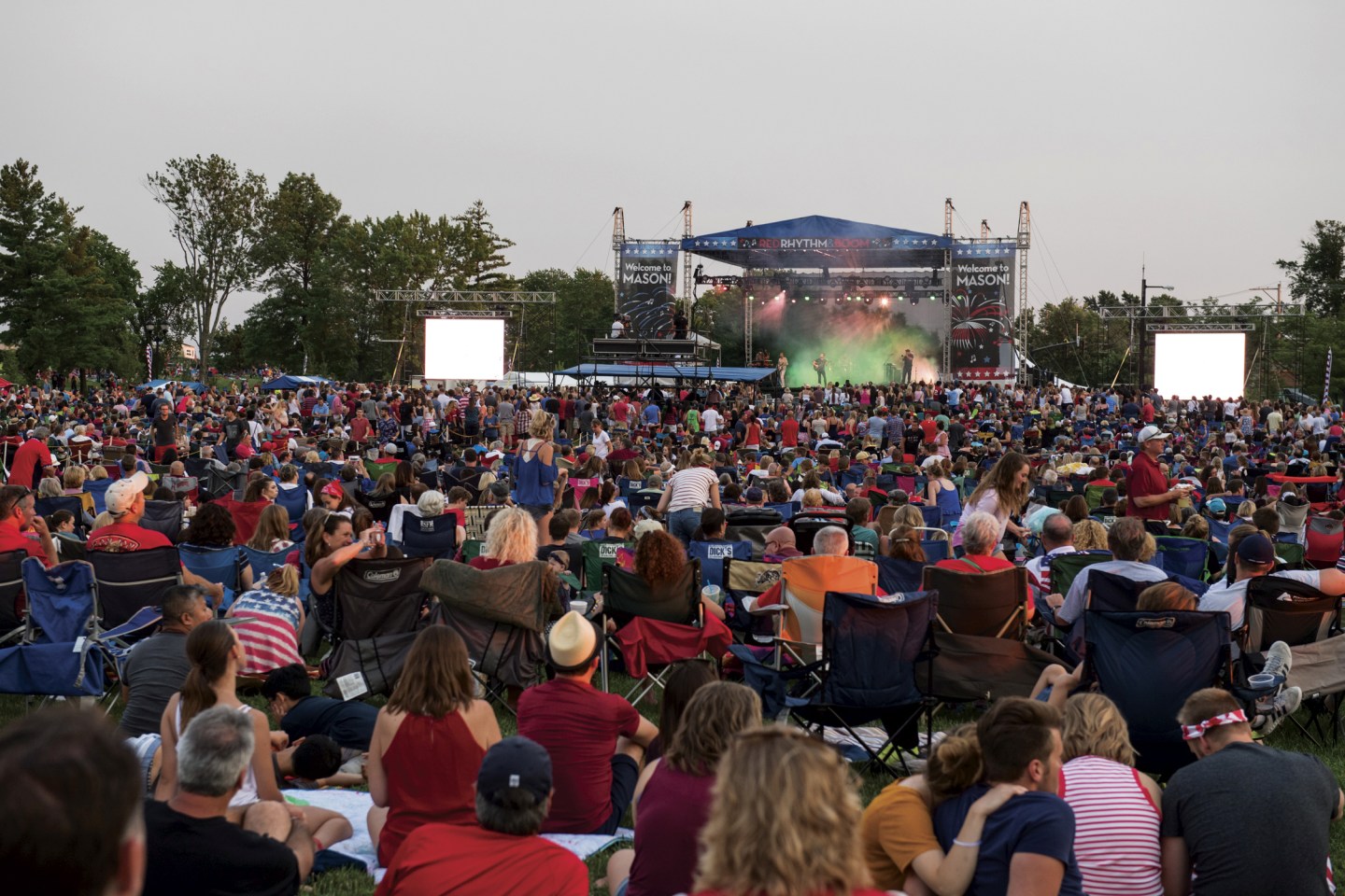 Mason's Red, Rhythm, and Boom event is a free admission event to celebrate the Fourth of July.