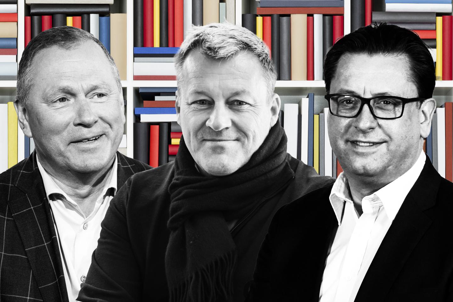 Nicolai Tangen, Jesper Brodin and Paul Hudson