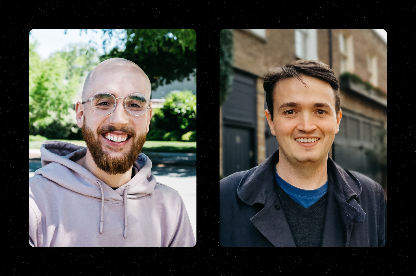 Odyssey cofounders Oliver Cameron and Jeff Hawke.