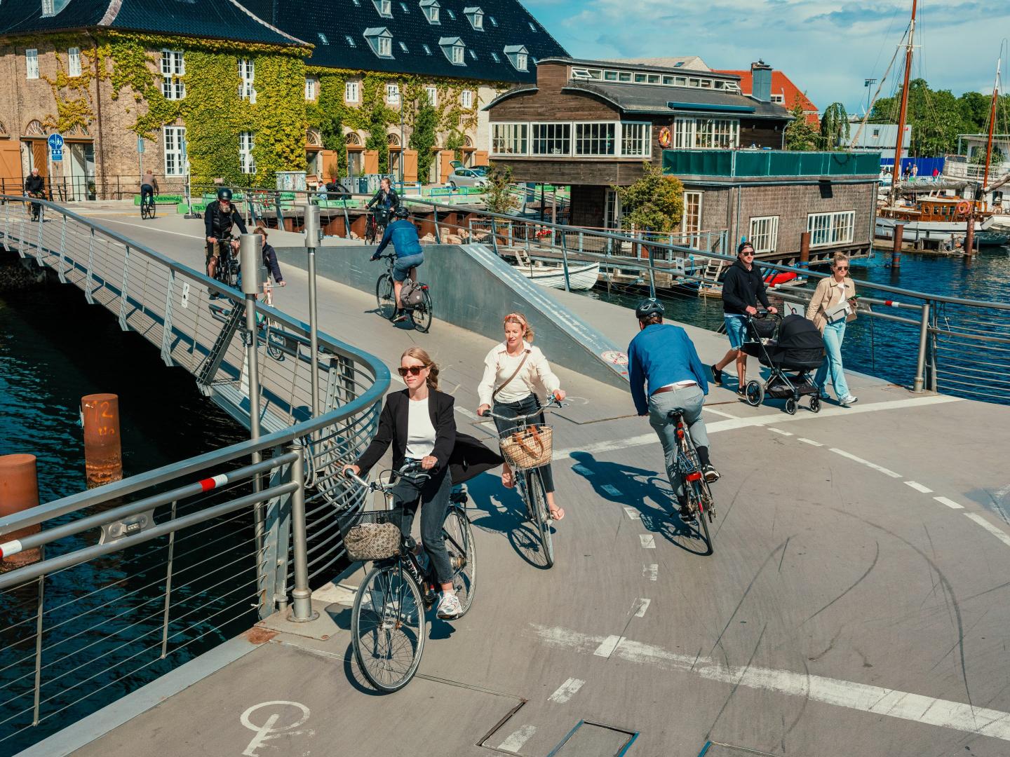 people seen biking in Copenhagen