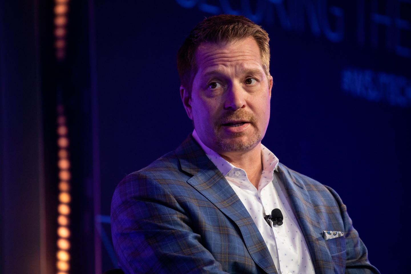 CrowdStrike CEO George Kurtz speaks during the Wall Street Journal Tech Live global technology conference in Laguna Beach, Calif., on Oct. 21, 2019.