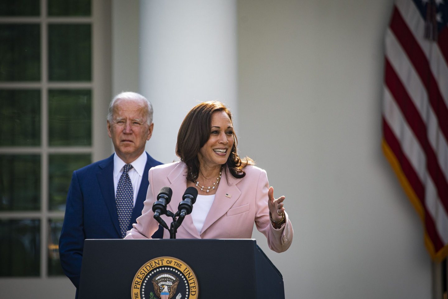 U.S. Vice President Kamala Harris is the frontrunner to become the Democrat's nominee.