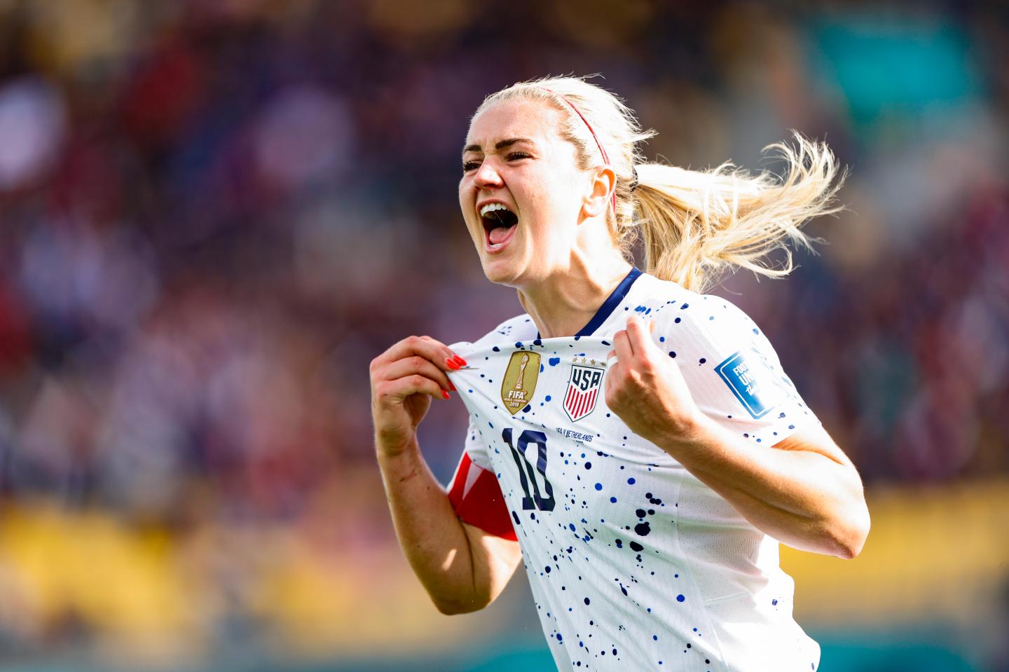 Lindsey Horan, co-captain of the US National Women Soccer Team and Olympics 2024 team