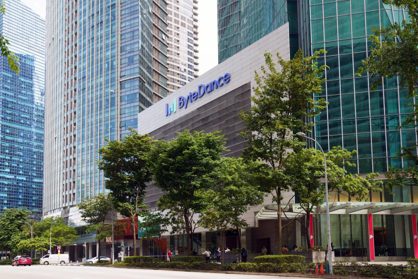 ByteDance's offices in Singapore.